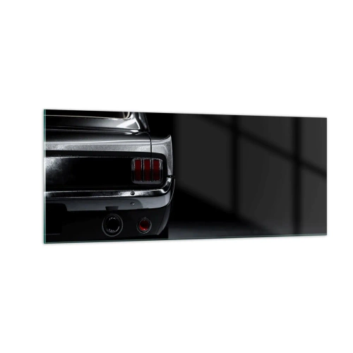 Tablou pe sticlă - Farmecul clasicului - 100x40 cm