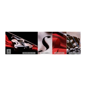 Mostră tapet Premium Sand - Muzica sentimentelor - Muzică, Vioară, Un instrument muzical - 100x30 cm