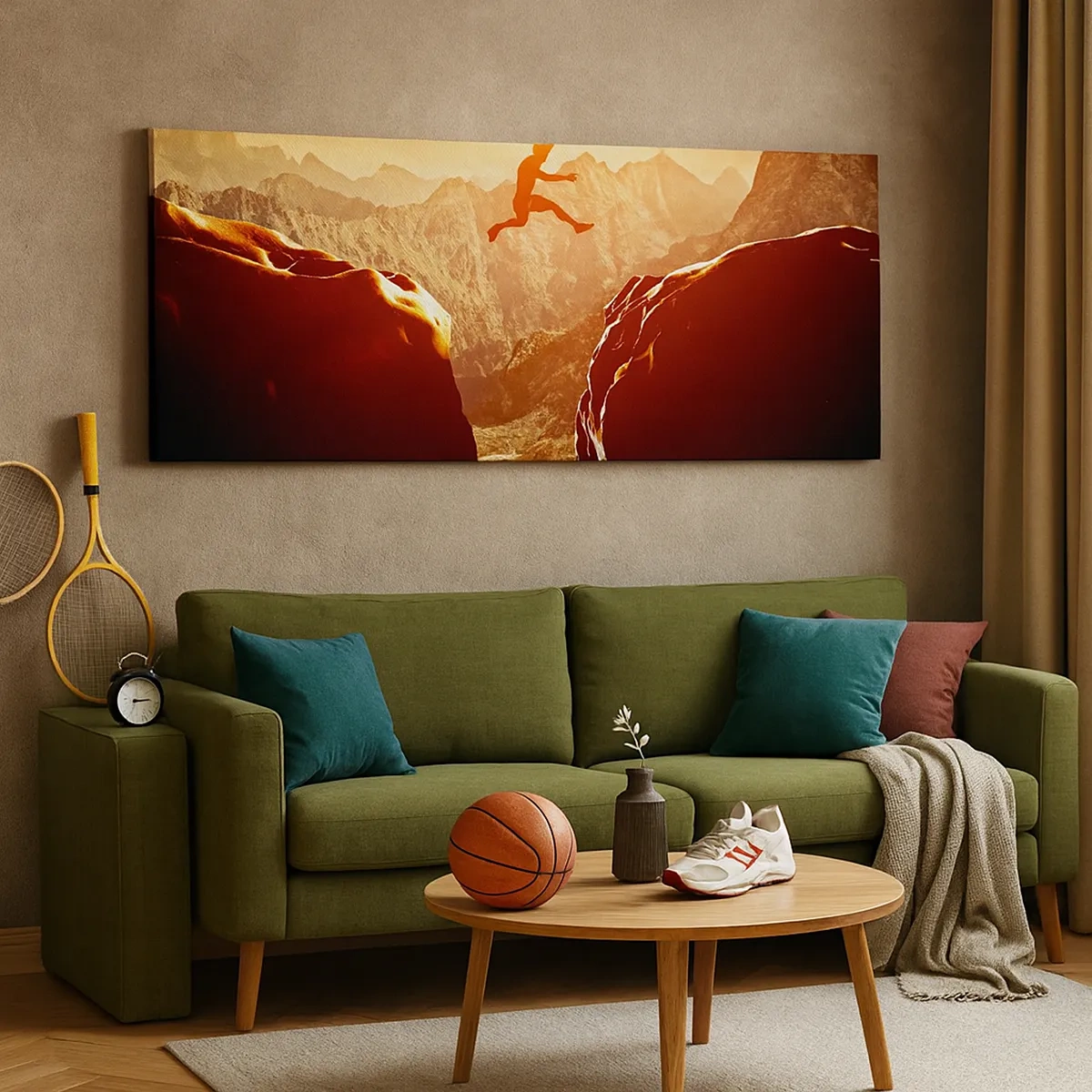 Tablou pe pânză - Trecând frontierele - 30x30 cm