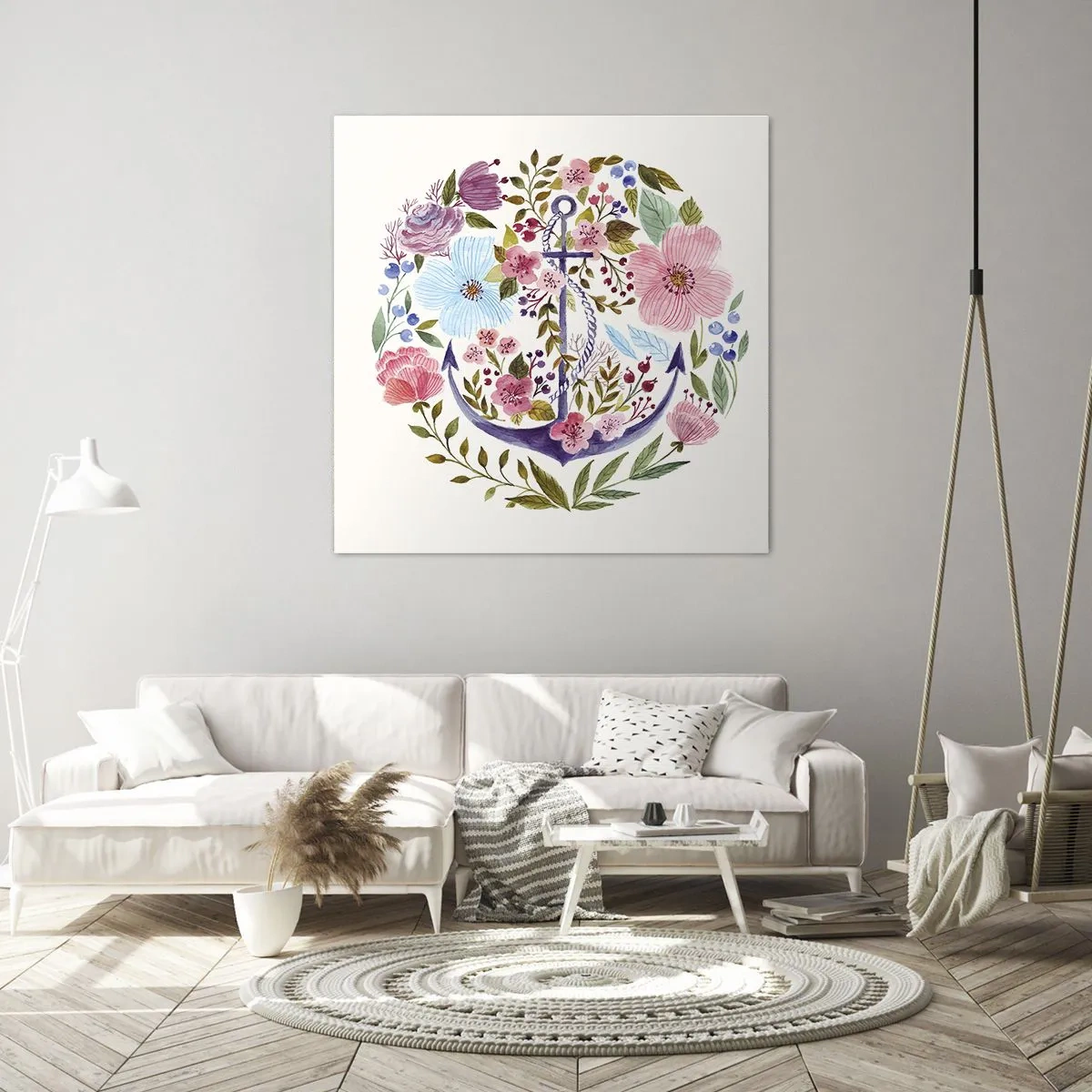 Tablou pe pânză - Somnul bun al marinarului - 60x60 cm