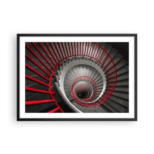 Poster în ramă neagră - Jocuri arhitecturale - 70x50 cm