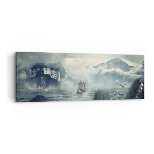 Tablou pe pânză - Pe ape magice - 90x30 cm