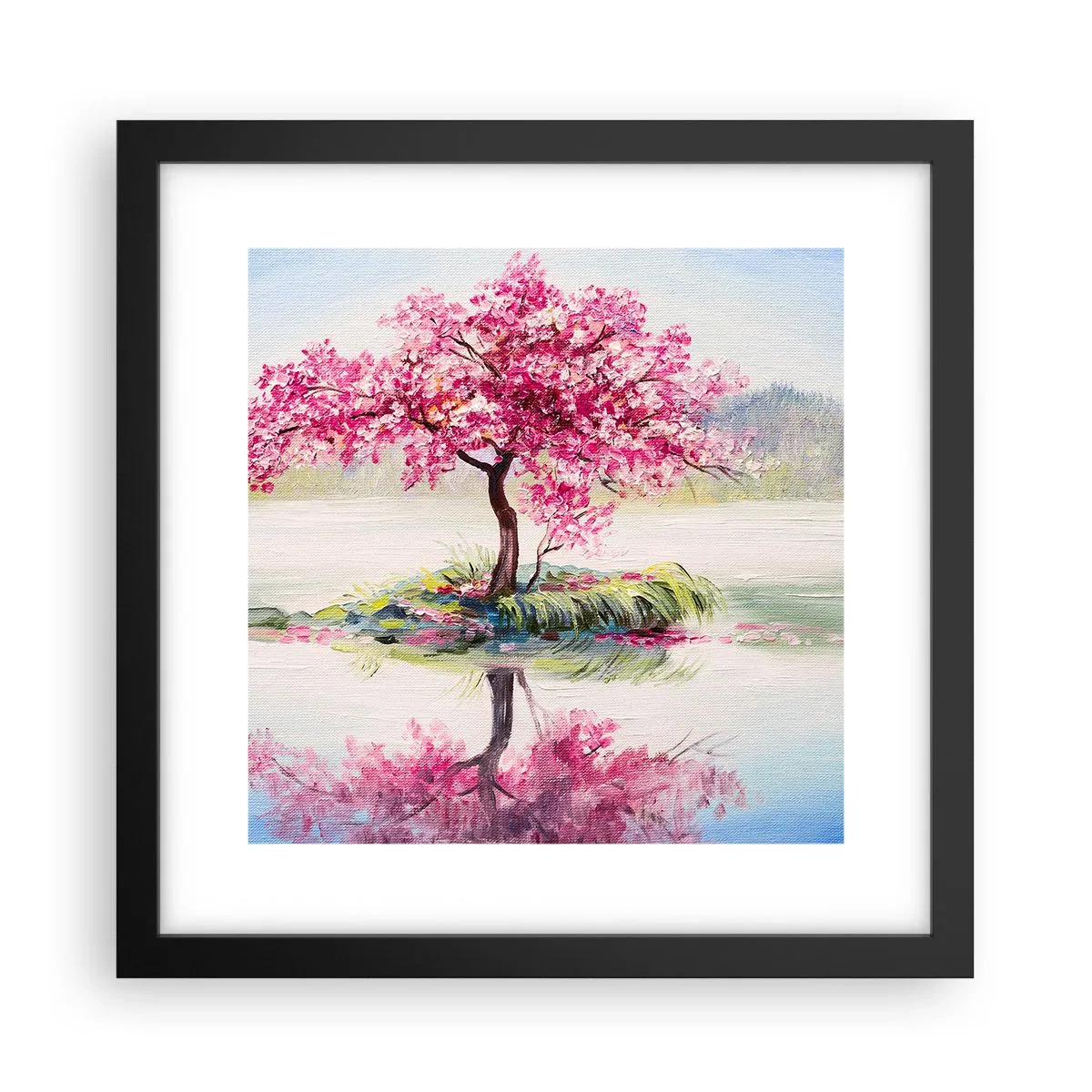 Poster în ramă neagră - Festivalul Primăverii - 30x30 cm