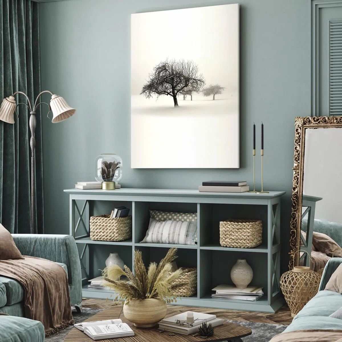Tablou pe pânză - Hibernare - 55x100 cm