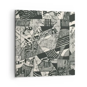 Tablou pe pânză - Dinamica de astăzi - 50x50 cm