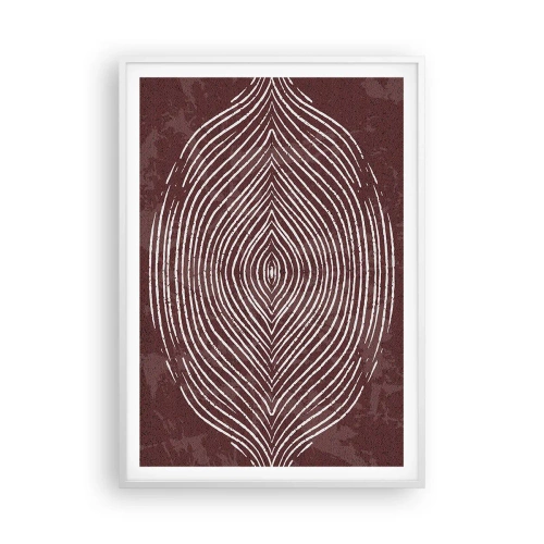 Poster în ramă albă - Spațiul vorbește - 70x100 cm