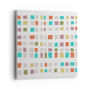 Tablou pe pânză - Joc necunoscut - 40x40 cm