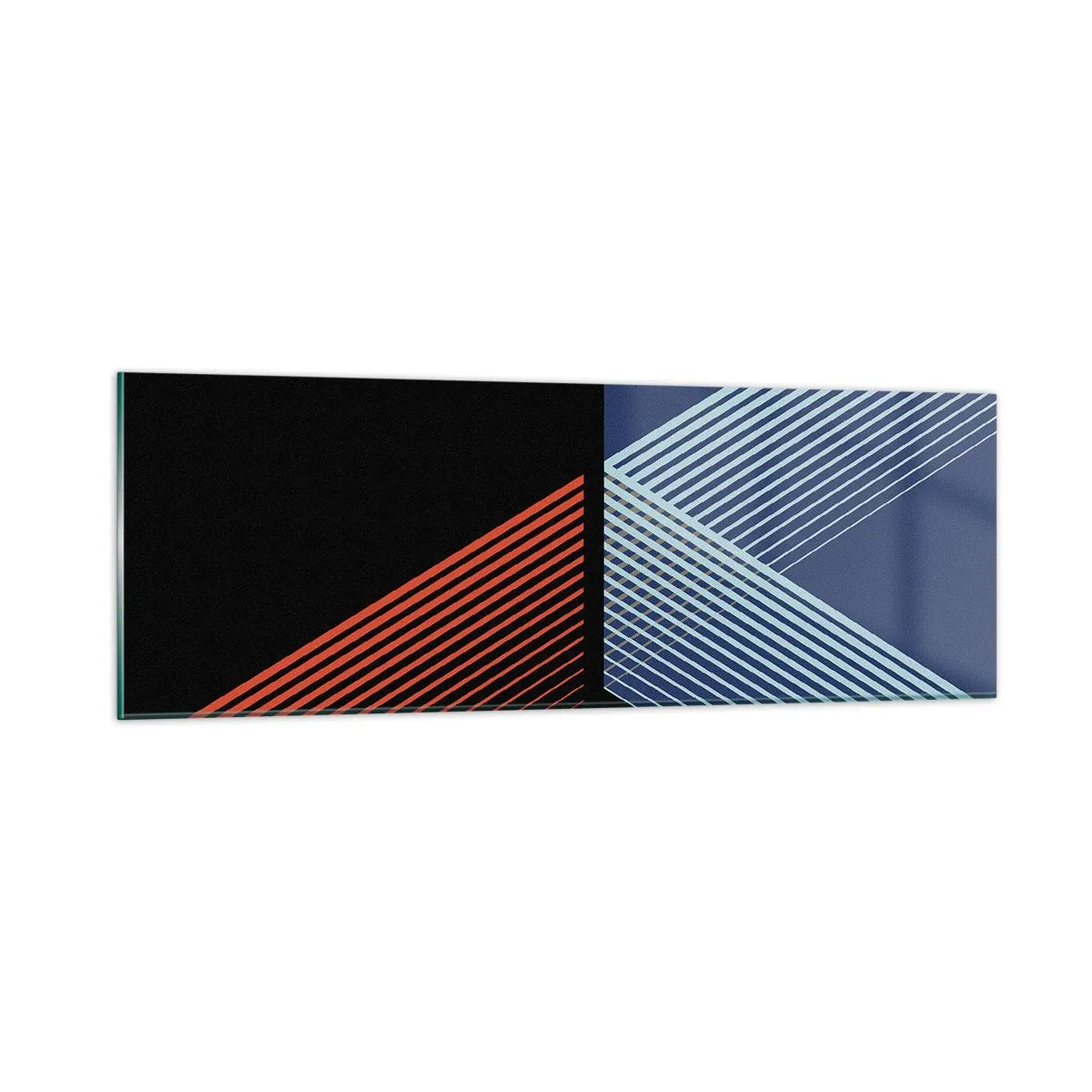 Tablou pe sticlă - O poveste simplă - 90x30 cm