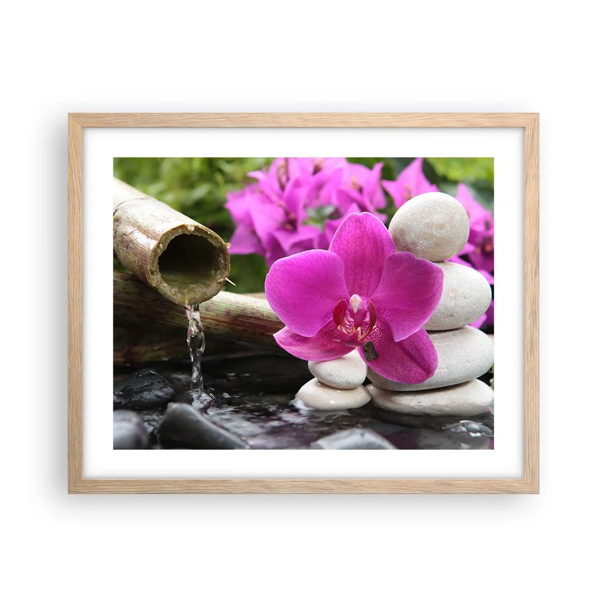 Poster în ramă de stejar deschis - Te odihnești deja - 50x40 cm