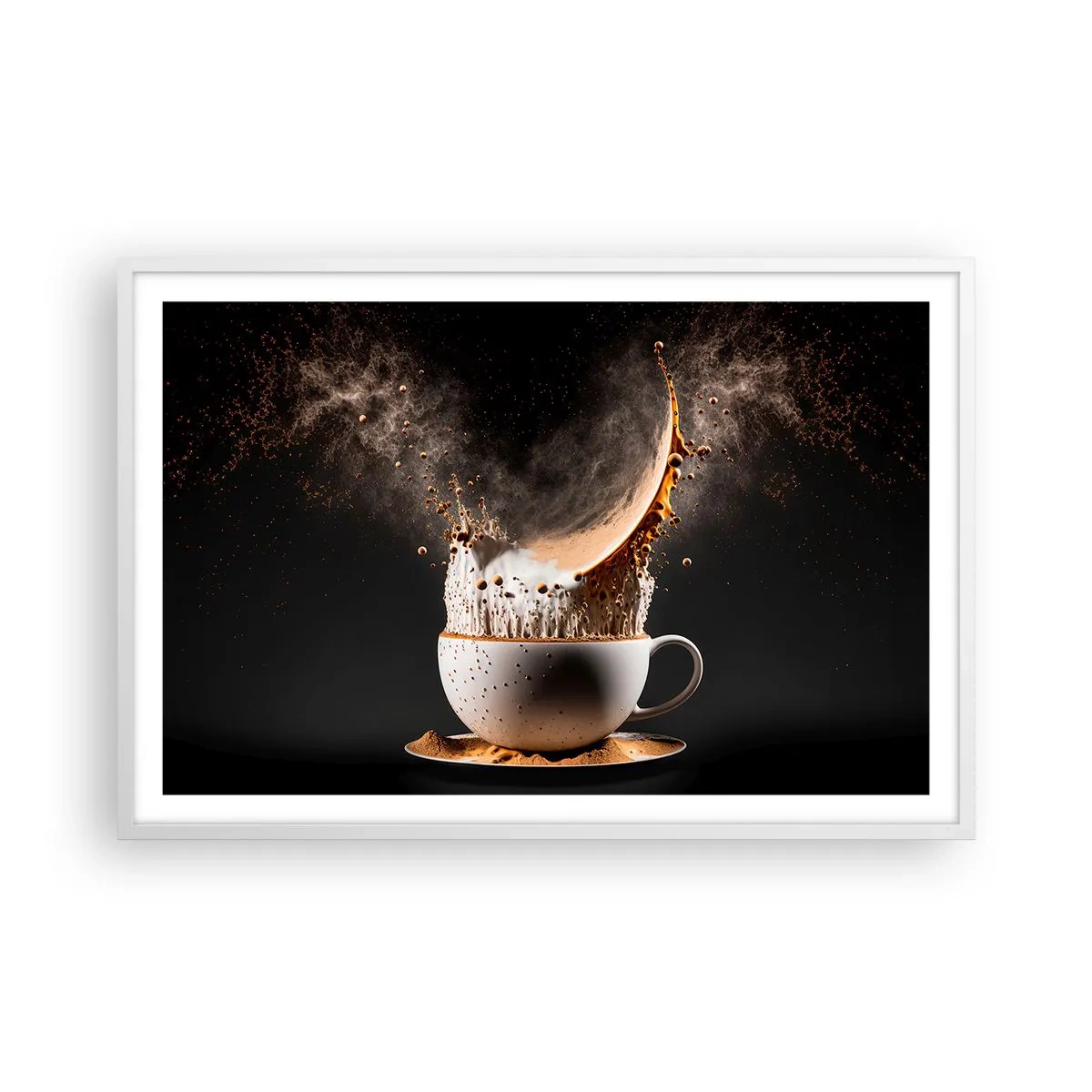 Poster în ramă albă - O explozie de arome - 91x61 cm