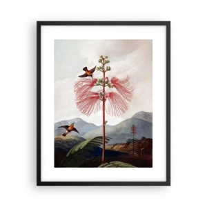 Poster în ramă neagră - Într-un paradis tropical - 40x50 cm