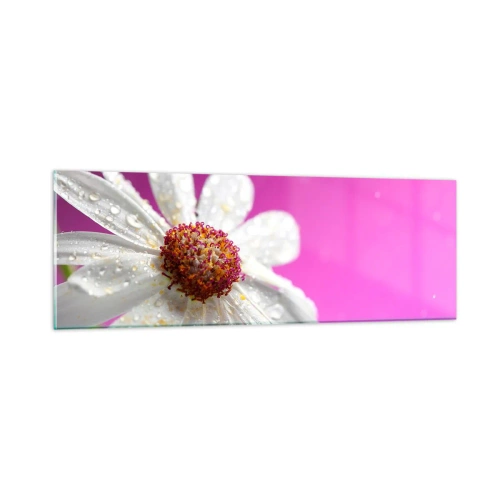 Tablou pe sticlă - Modestă în frumusețea ei - 90x30 cm