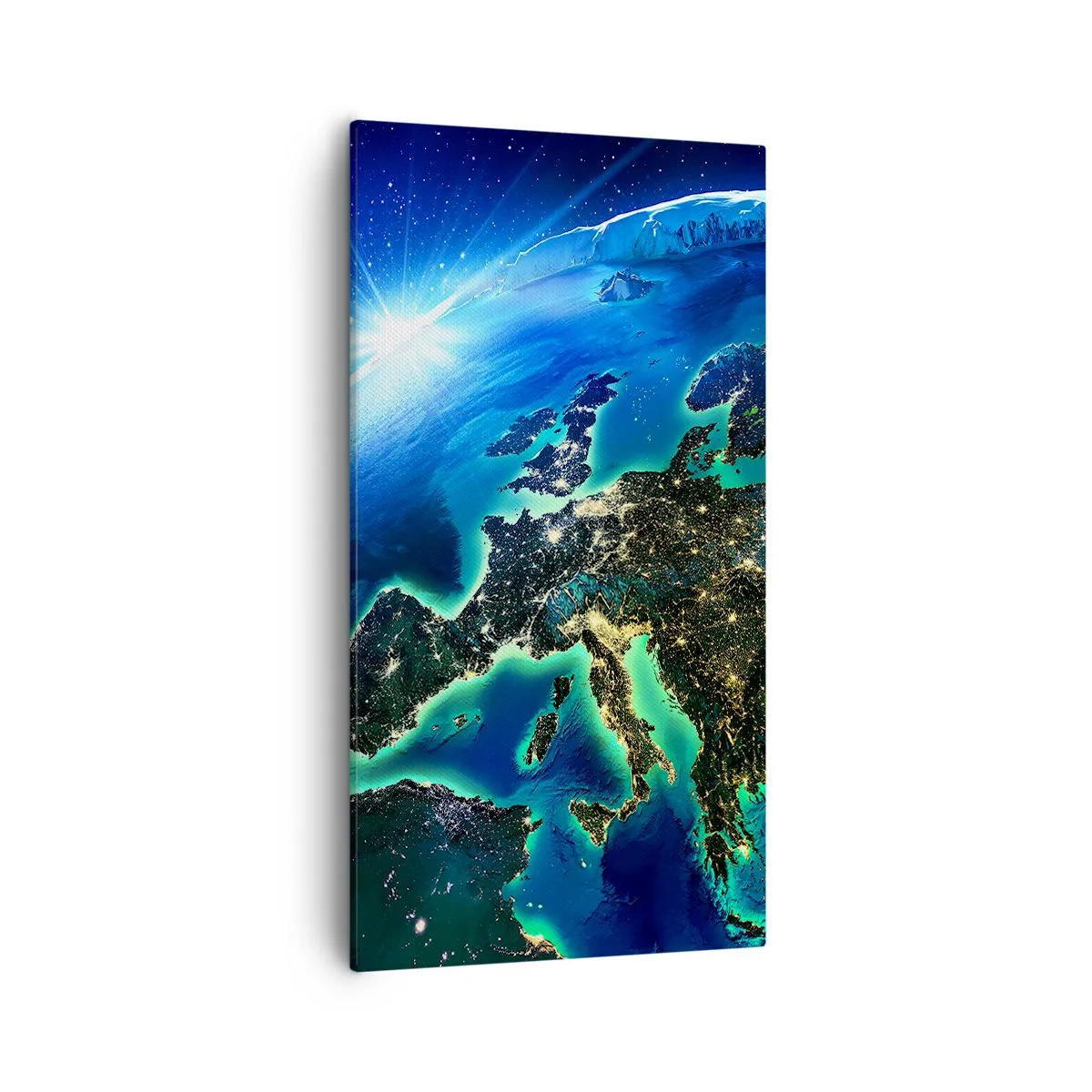 Tablou pe pânză - O Europă scânteietoare - 55x100 cm