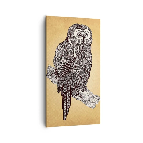 Tablou pe pânză - Ornamente complicate de înțelepciune - 55x100 cm