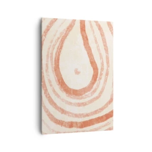Tablou pe pânză - Cercuri de corali - compoziție - 70x100 cm