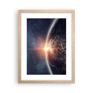 Poster în ramă de stejar deschis - Într-o nouă perspectivă - 30x40 cm