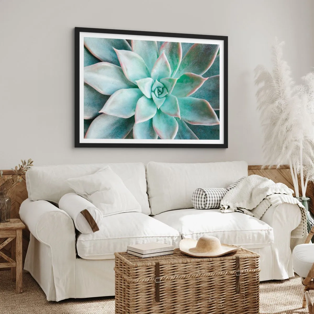 Poster în ramă neagră - Inima deșertului - 40x30 cm