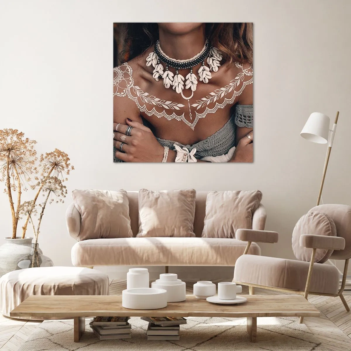 Tablou pe pânză - Talismanele, ritualurile feminității - 70x70 cm