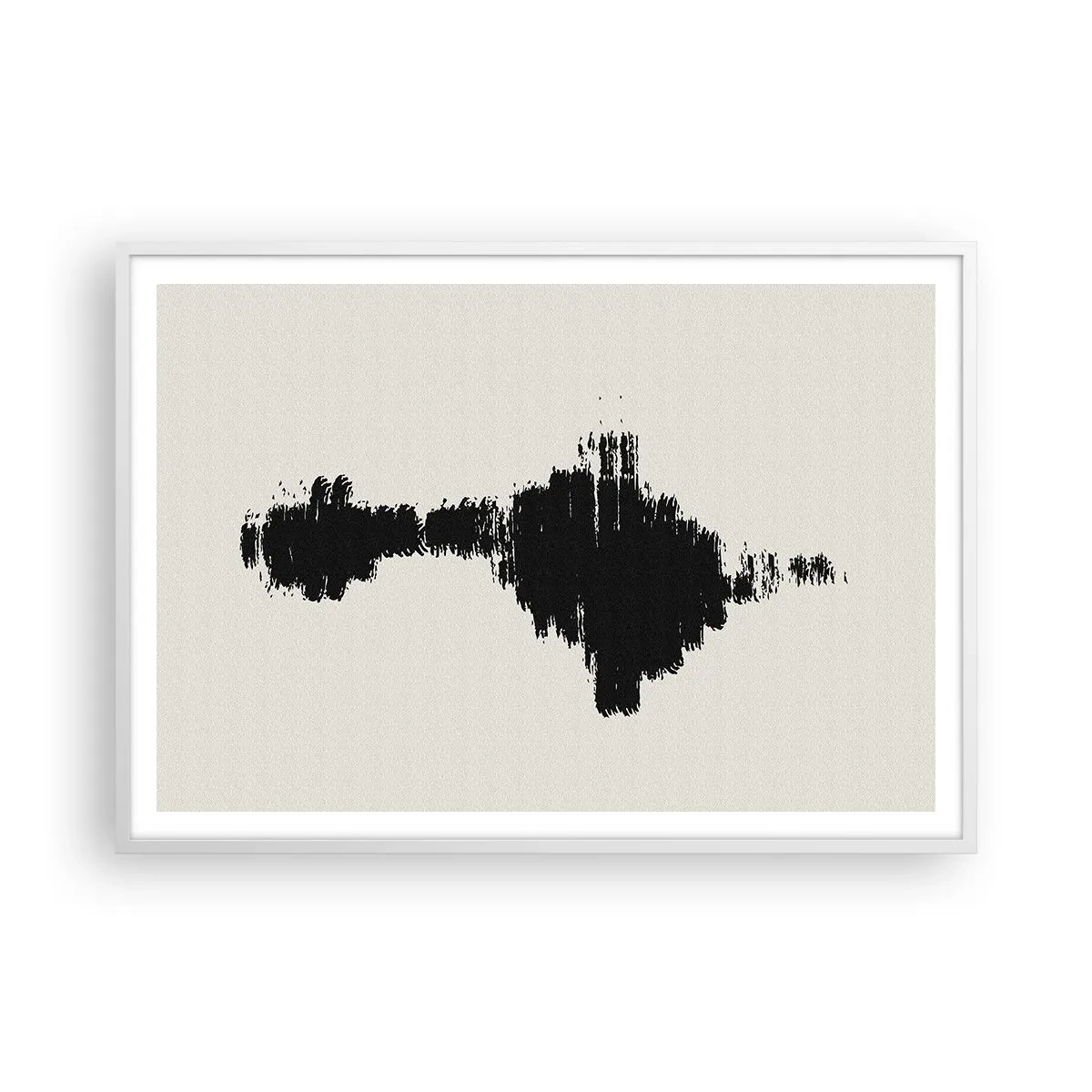 Poster în ramă albă - Vibrațiile imaginației - 100x70 cm