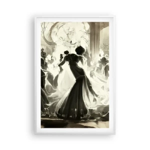 Poster în ramă albă - Marea mascaradă - 61x91 cm