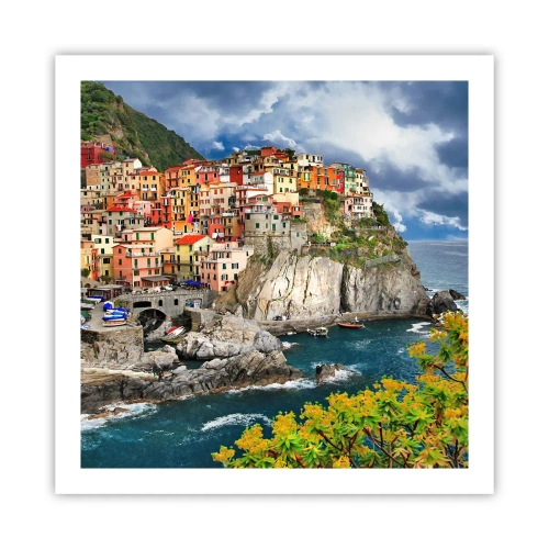 Poster - Îmbrățișați de stânci - 60x60 cm