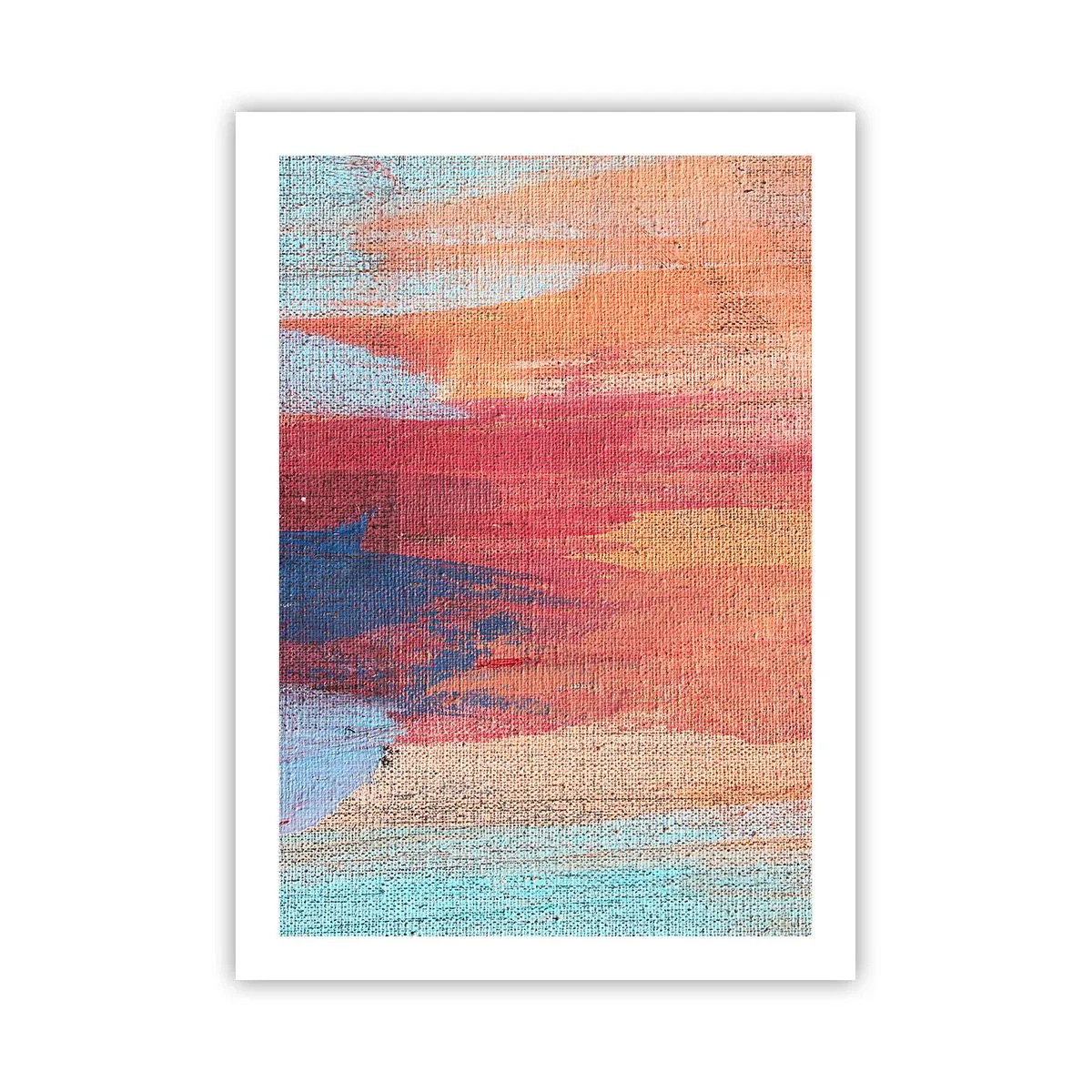 Poster - Plutind prin curcubeu - 50x70 cm