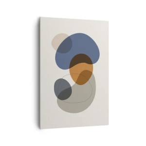 Tablou pe pânză - Picături de culoare - 70x100 cm