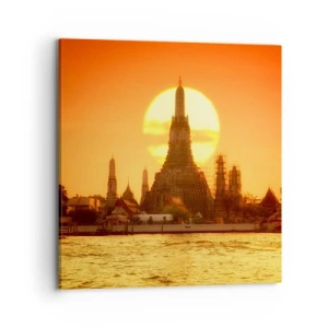 Tablou pe pânză - Spre soare, mereu spre soare - 70x70 cm