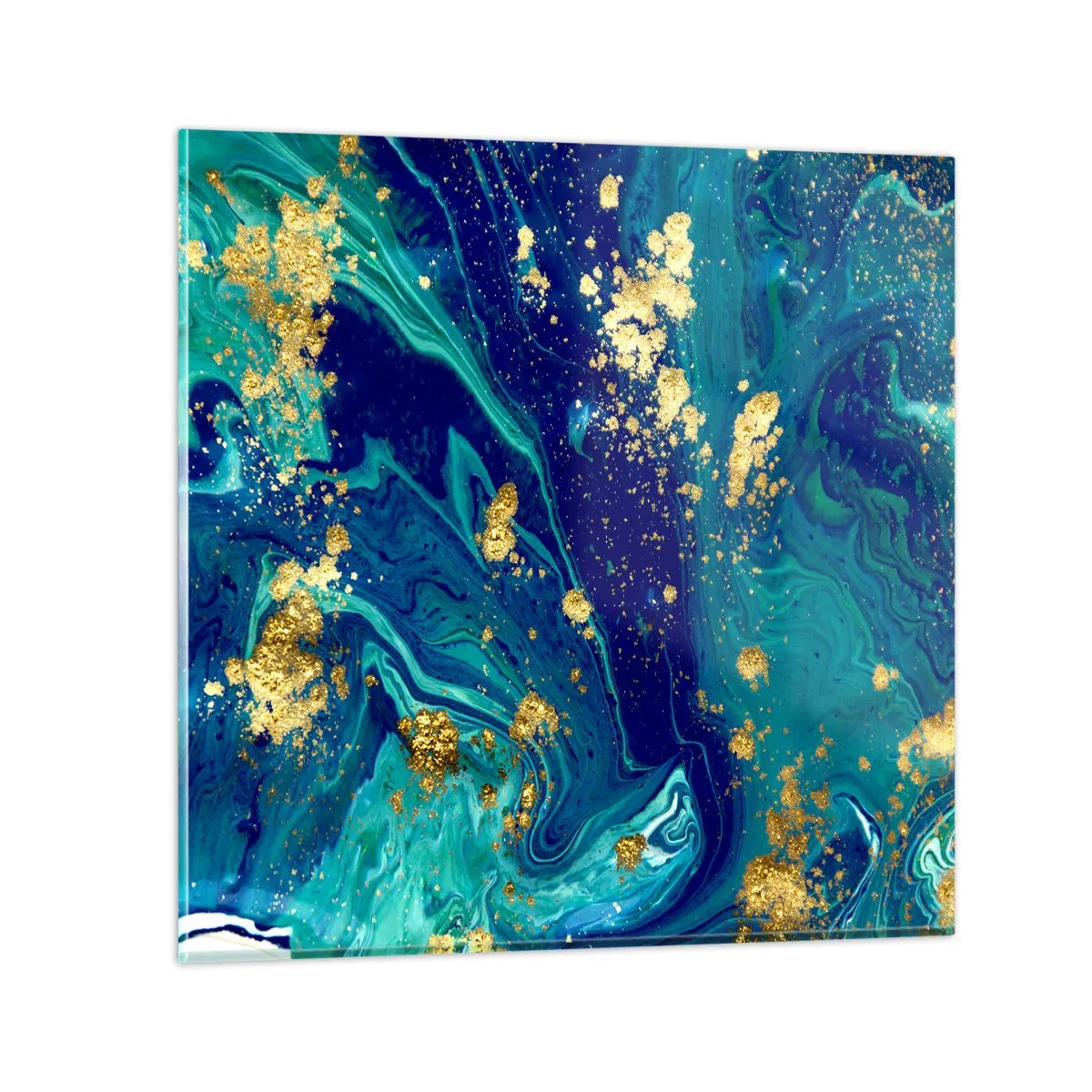 Tablou pe sticlă - Petale de soare - 30x30 cm
