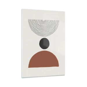 Tablou pe sticlă - În centrul atenției - 50x70 cm