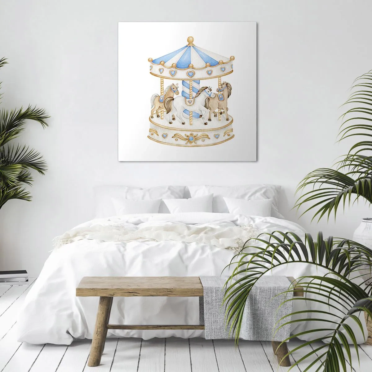 Tablou pe pânză - Copilărie dulce - 60x60 cm