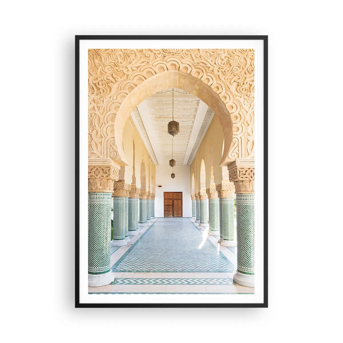 Poster în ramă neagră - Din poveștile Seherezadei - 70x100 cm