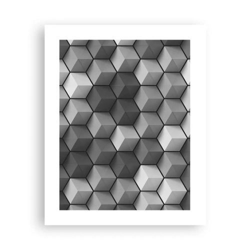 Poster - Puzzle cubist - 40x50 cm