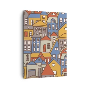 Tablou pe pânză - În spatele casei - 50x70 cm