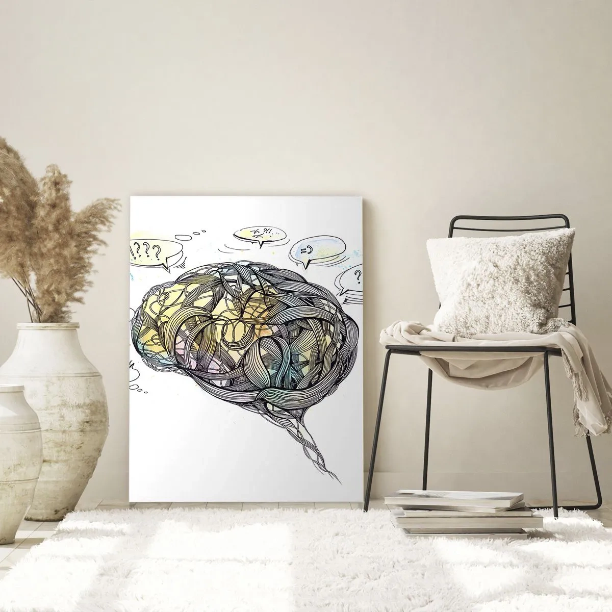 Tablou pe sticlă - Omul - marea enigmă - 70x100 cm