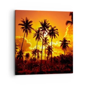 Tablou pe pânză - Munții ard, pădurile ard - 70x70 cm