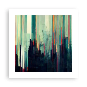 Poster - Oraș futurist - 40x40 cm