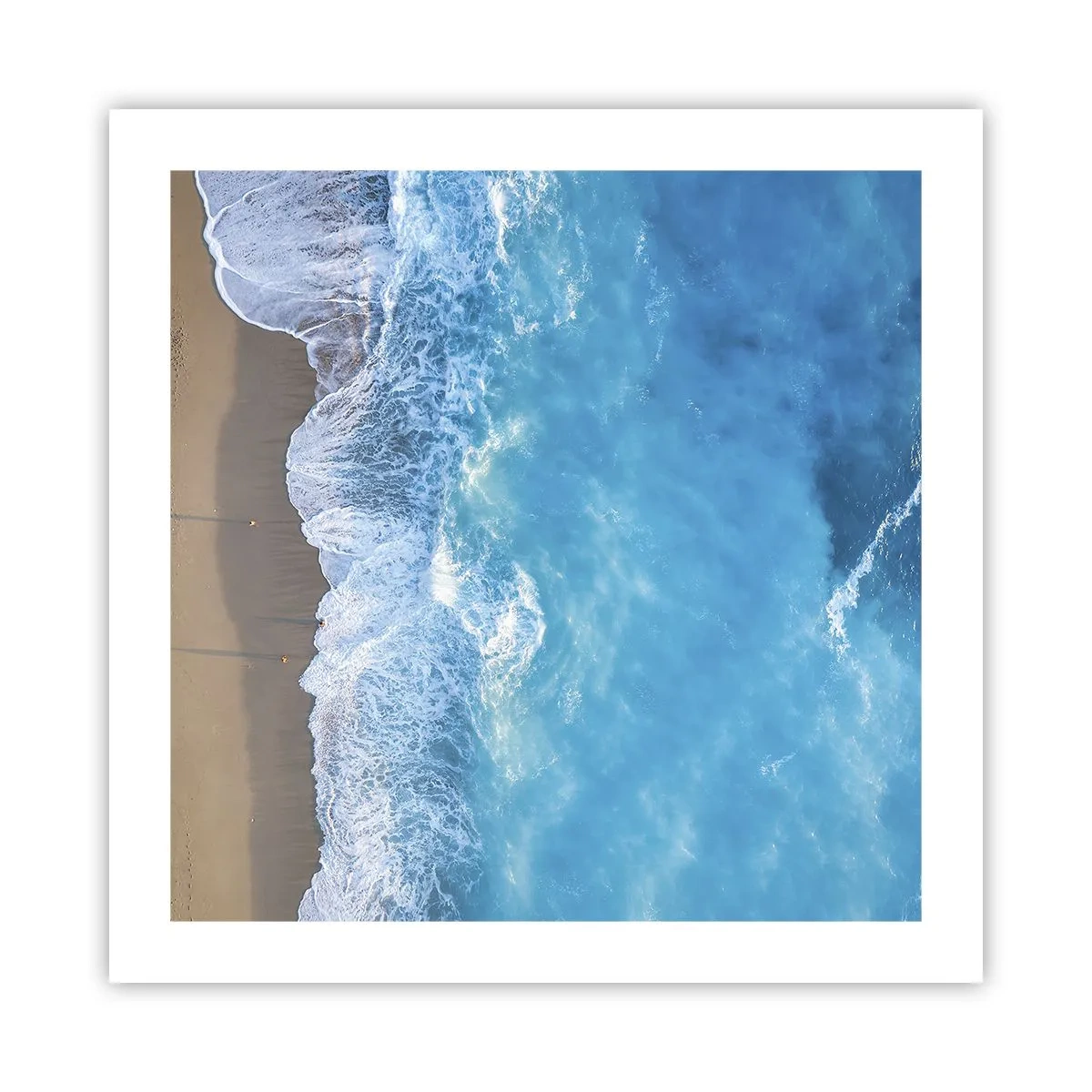 Poster - Puterea albastrului - 50x50 cm