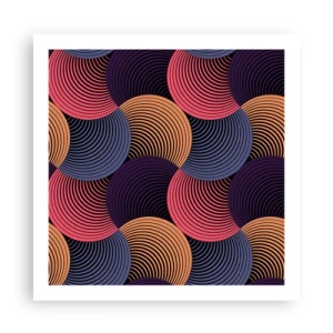 Poster - Într-un ritm de cerc - 60x60 cm