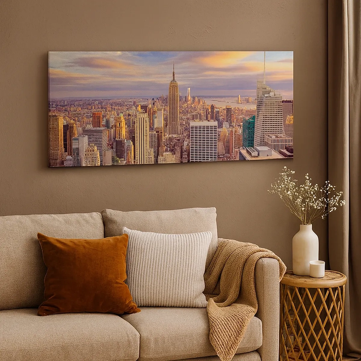 Tablou pe pânză - Ajungeți la nori înșiși - 30x30 cm