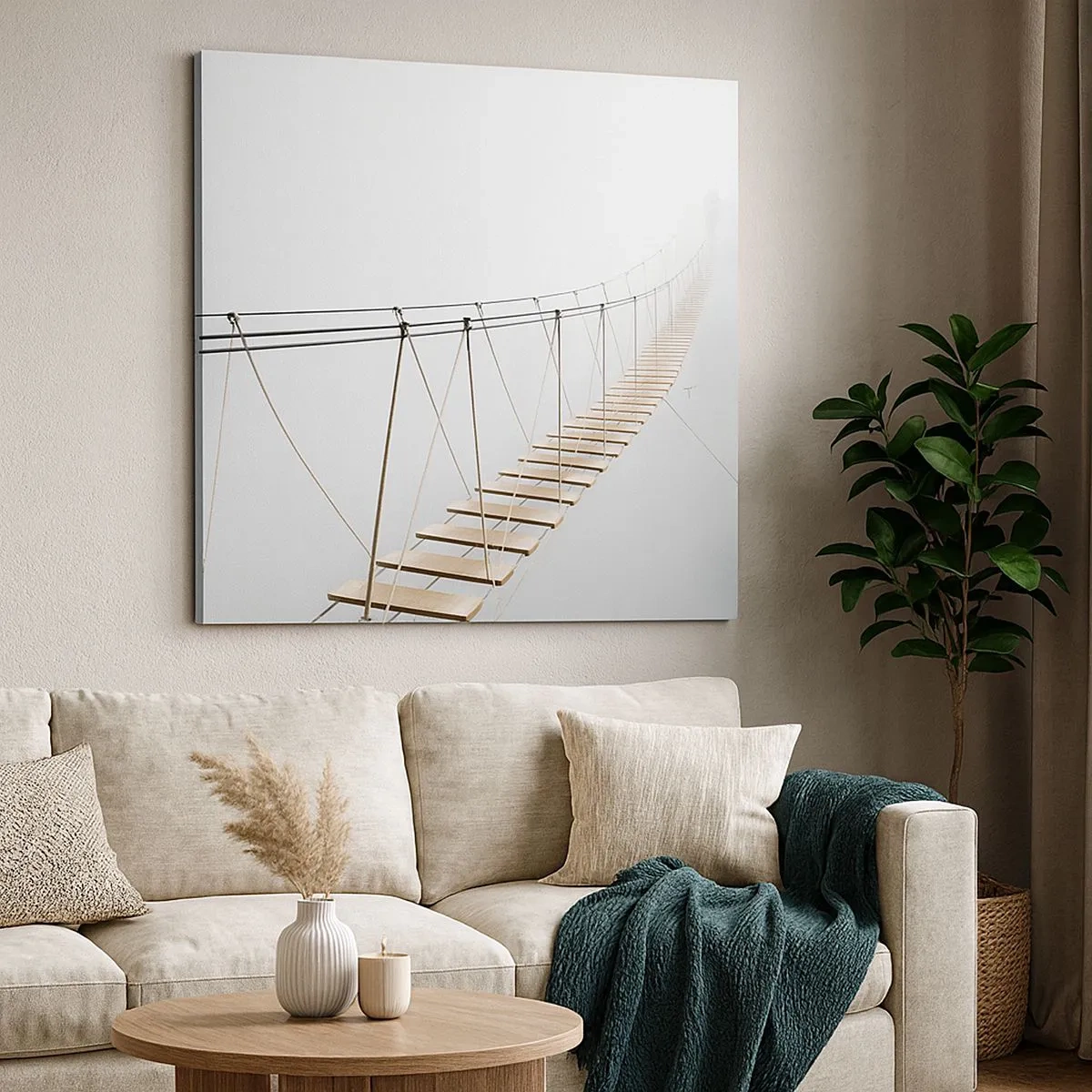 Tablou pe pânză - Unde te va duce? - 30x30 cm