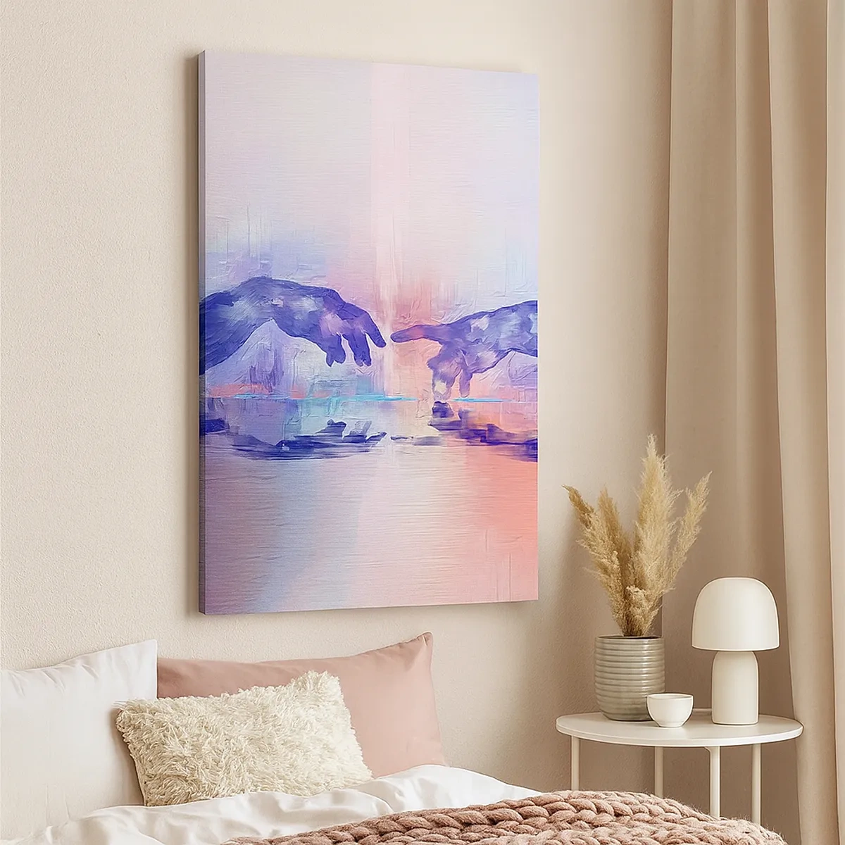 Tablou pe pânză - Scânteia divină a vieții - 50x70 cm