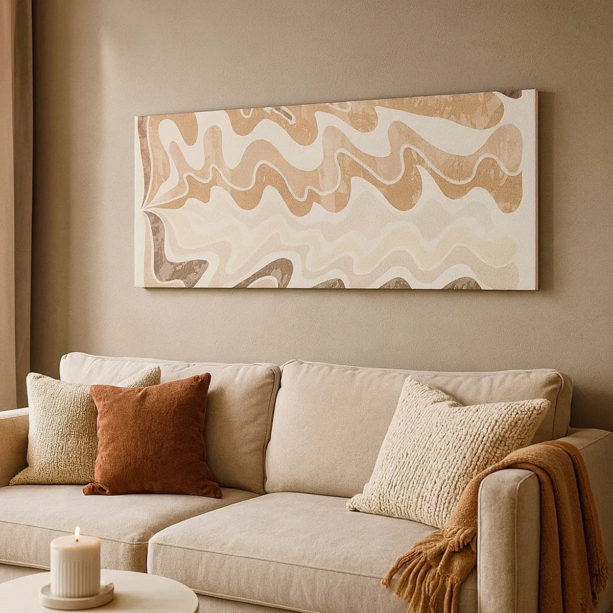 Tablou pe pânză - Energie bună - emoții bune - 30x30 cm