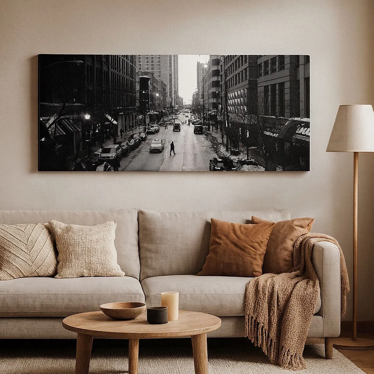 Tablou pe pânză - O altă zi ca în fiecare zi - 100x40 cm