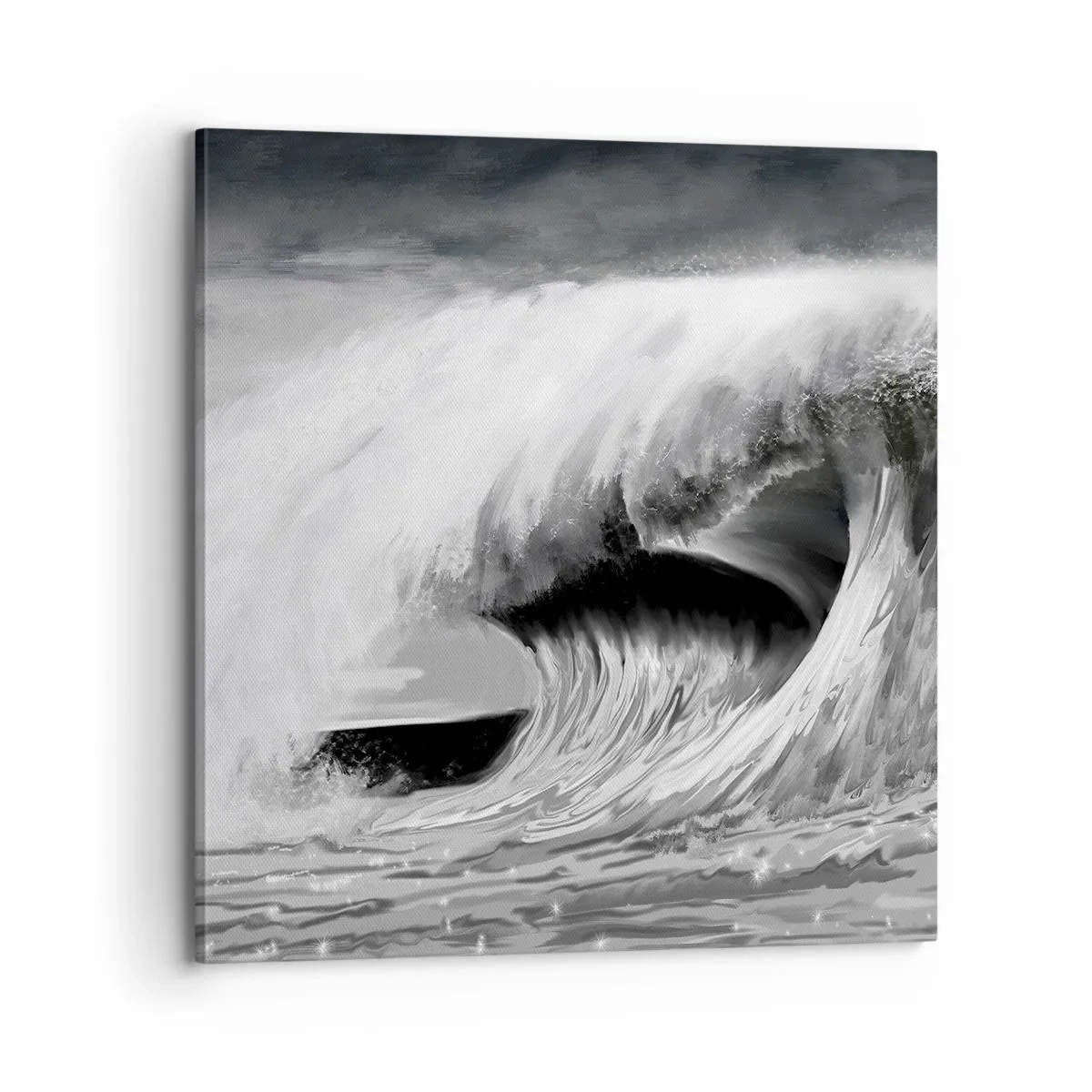 Tablou pe pânză - Mânia oceanului - 70x70 cm