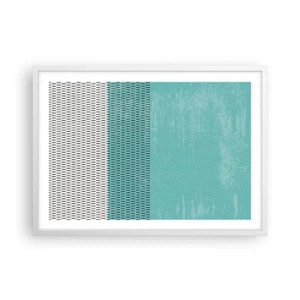 Poster în ramă albă - Compoziție echilibrată - 70x50 cm