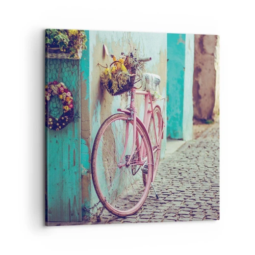 Tablou pe pânză - Mă întorc imediat - 60x60 cm