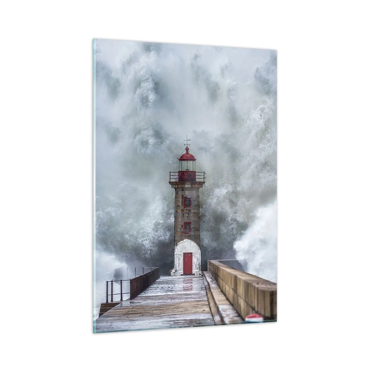 Tablou pe sticlă - Zgomotul apelor, sunetul vântului - 50x70 cm