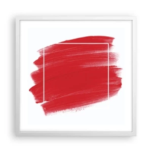 Poster în ramă albă - În afara cadrului - 50x50 cm