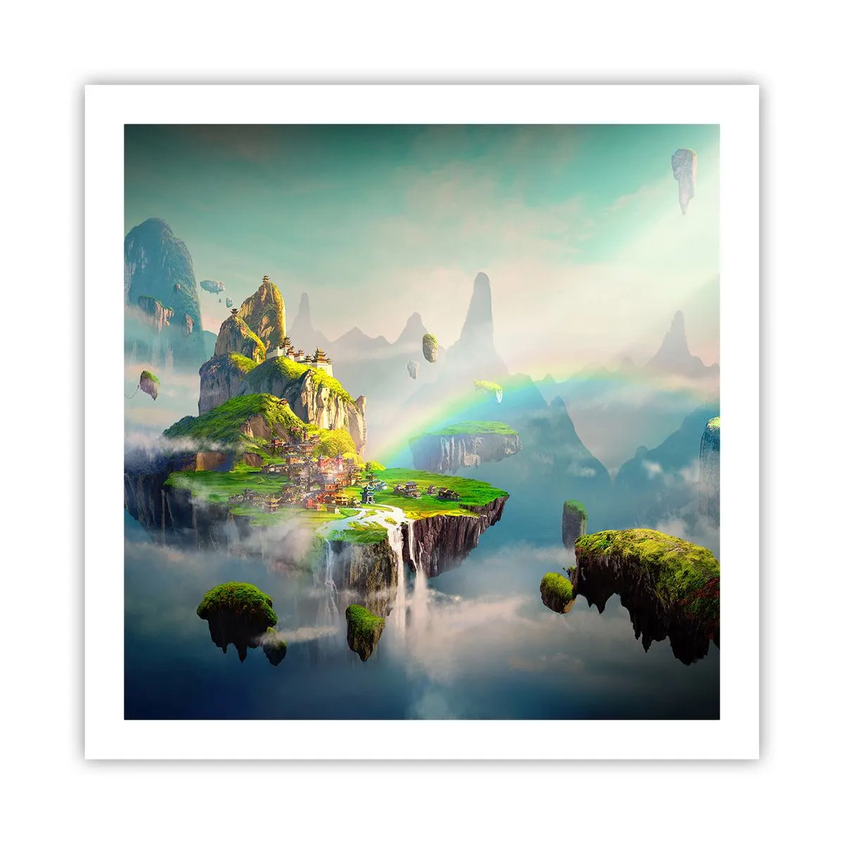 Poster - Insule fericite - 60x60 cm